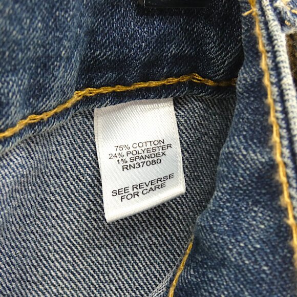 NWT Y2K Retro Blue Denim Jean Mini Skirt NWT Button Front Casual Western Size 10 - Picture 5 of 5